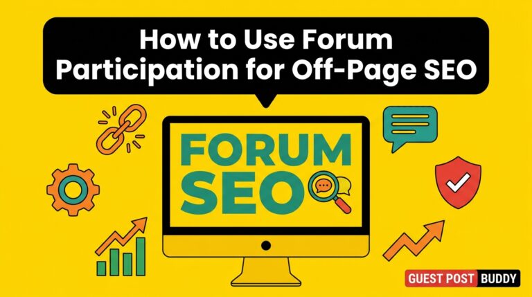 How to Use Forum Participation for Off-Page SEO