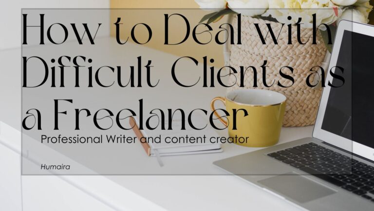 A calm freelancer managing a difficult client situation professionally on a laptop.