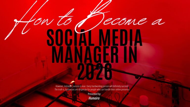 Freelance social media manager scheduling posts on a laptop